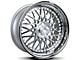 Rennen CSL-5 Silver Machined with Chrome Step Lip Wheel; 20x8.5 (05-09 Mustang)